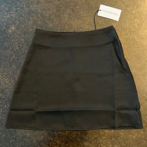 WeWoreWhat Mini Slip Satin Skirt